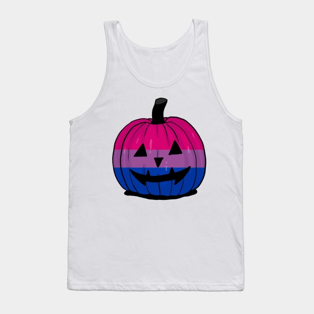 Bi pumpkin Tank Top by annoyingarts